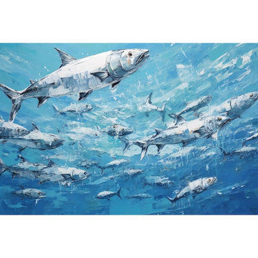 Canvas of Fish in Water